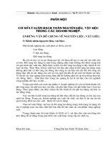 Cơ sở lý luận hạch toán nguyên liệu, vật liệu trong các doanh nghiệp