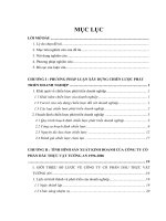 76 Xây dựng chiến lược cho Công ty dầu thực vật Tường An gđoạn 2007-2015