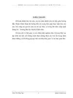 Phân tích thiết kế hệ thống thông tin cho khách sạn