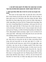 CÔNG TÁC GIÁO DỤC VÀ ĐÀO TẠO CỦA HUYỆN NHO QUAN KHI  BƯỚC SANG THẾ KỶ XXI