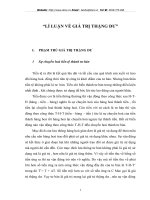 LÍ LUẬN VỀ GIÁ TRỊ THẶNG DƯ