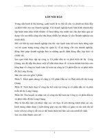 Tình hình thực tế công tác Kế toán tại Công ty cổ phần đầu tư và phát triển đô thị Long Giang