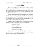 sự ảnh hưởng của hạt vừng lên những chỉ tiêu sinh lý máu ở cơ thể chuột