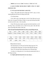 Tổng quan về công ty thực phẩm Hà Nội