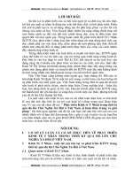 Phát triển Kinh tế Tư Nhân trong thời kì qua độ lên Chủ Nghĩa Xã Hội ở Việt Nam ,lí luận thực trạng và giải pháp