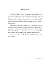 Tác động của đầu tư đến chuyển dịch cơ cấu kinh tế ở Việt Nam hiện nay