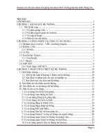 Xây dựng website tra cứu thời khóa biểu online cho giáo viên khoa CNTT trường Đại Học SPKT Hưng Yên