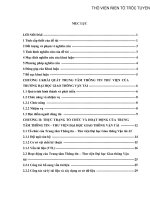 Tổ chức và hoạt động của trung tâm thông tin - thư viện trường Đại học Giao thông vận tải Hà Nội