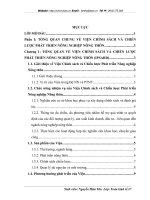 TỔNG QUAN VỀ TRUNG TÂM TƯ VẤN CHÍNH SÁCH NÔNG NGHIỆP(CAP)