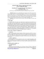 đánh giá độc tính của một số nước thải công nghiệp điển hình