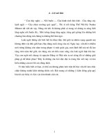 Vấn đề ô nhiễm môi trường