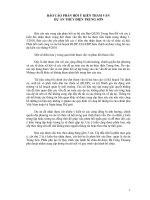 phản hồi ý kiến tham vấn dự án thủy điện Trung Sơn