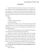 Tổ chức hạch toán tiêu thụ hàng hoá trong doanh nghiệp thương mại