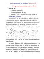So sánh DOS và Internet