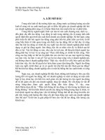 Báo cáo thực tập khách sạn Hàng Không