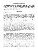 Giúp học sinh khá giỏi lớp 4-5 nắm vững cách tìm chữ số tận cùng giống nhau
