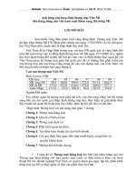 Ảnh hưởng của hiệp định thương mại Việt Mỹ đến hàng nông sản Việt Nam xuất khẩu sang thị trường Mĩ