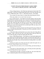 Tổng quan về công ty Hoàng Nguyên - Tiến Thành