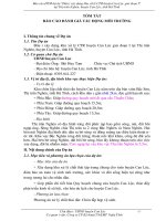 BÁO CÁO ĐÁNH GIÁ TÁC ĐỘNG MÔI TRƯỜNG