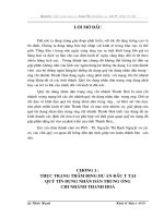 Hoàn thiện và nâng cao chất lượng thẩm định  dự án đầu tư tại quỹ tín dụng nhân dân  trung ương thanh hóa