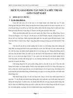 DỊCH VỤ GIAO HÀNG TẬN NƠI CỦA SIÊU THỊ SÀI GÒN CO.OP MART