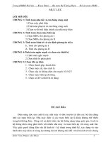 Tính toán phụ tải và cân bằng công suất chọn phương án nối dây