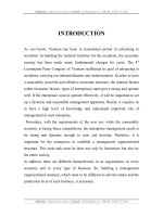 How to gradually perfect management organizational structure at Minh Hong Limited Company