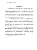 SỰ THAY ĐỔI TRONG KINH DOANH VÀ QUẢN LÝ LÀ MỘT TẤT YẾU KHÁCH QUAN. CHỨNG MINH BẰNG THỰC TIỄN CỦA DOANH NGHIỆP”