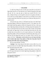 Thẩm định các dự án đầu tư vay vốn trung và dài hạn tại Chi nhánh Ngân hàng Nông nghiệp và Phát triển Nông thôn Thủ Đô giai đoạn 2007-2008. Thực trạng và giải pháp