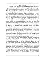 Một số giải pháp nhằm nâng cao hoạt động hỗ trợ khởi sự doanh nghiệp tại phòng thương mại và công nghiệp Việt Nam