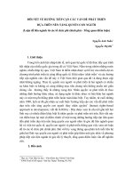ĐÔI NÉT VỀ HƯỚNG TIẾP CẬN CÁC VẤN ĐỀ PHÁT TRIỂN  DỰA TRÊN NỀN TẢNG QUYỀN CON NGƯỜI