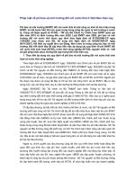 Pháp luật về phí bảo vệ môi trường đối với nước thải ở Việt Nam hiện nay