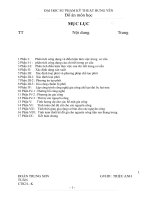 Thiết kế quy trình công nghệ gia công chi tiết Đầu Dao Phay