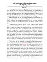 thực trạng chất lượng giảng viên và công tác đảng viên ở chi bộ trường THPT nội Trú tân kỳ