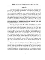 Vai trò của nhà nước đối với phân phối thu nhập trong kinh tế thị trường định hướng XHCN ở Việt Nam