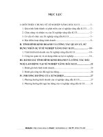 ĐÁNH GIÁ TÌNH HÌNH KINH DOANH VÀ CÔNG TÁC ĐÃI NGỘ LAO ĐỘNG TẠI XÍ NGHIỆP XĂNG DẦU K133