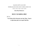 Cuộc kháng chiến chống quân xâm lược Mông Nguyên và nghệ thuật quân sự của người Nhật Bản