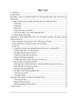 PHÂN TÍCH NHỮNG NHÂN TỐ TÁC ĐỘNG VÀ DỰ BÁO NGUỒN VỐN ODA CỦA VIỆT NAM ĐẾN NĂM 2010.