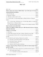 BÁO CÁO VỀ QUÁ TRÌNH THỰC TẬP:  QUẬN 6 THÀNH PHỐ HỒ CHÍ MINH