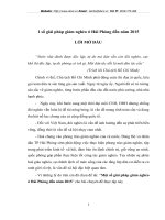 Một số giải pháp giảm nghèo ở Hải Phòng đến năm 2015