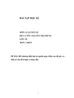 Bồi thường thiệt hại do nguồn nguy hiểm cao độ gây ra - Một số vấn đề lí luận và thực tiễn