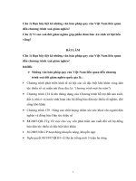 Bài tập về an sinh xã hội