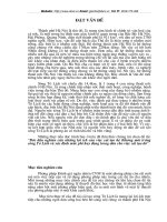 Bước đầu nghiên cứu những lợi ích của việc cải tạo hệ thống môi trường sông Tô Lịch và xác định mức phí huy động trong dân cho việc cải tao đó