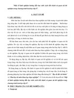 Một số kinh nghiệm hướng dẫn học sinh cách tiến hành và quan sát thí nghiệm trong chương trình hoá học lớp 8