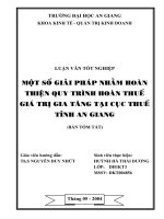 Tăn cường quản lý của nhà nước và tiêu chuẩn hóa trong lĩnh vực nông sản thực phẩm