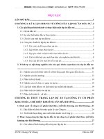 Hoàn thiện công tác lập dự án tại công ty cổ phần khai thác, chế biến  khoáng sản Hải Dương