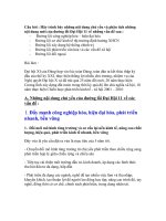 Câu hỏi : Hãy trình bày những nội dung chủ yếu và phân tích những nội dung mới của đường lối Đại Hội 11 về những vấn đề sau