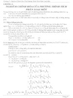 Lời giải chỉnh hóa của phương trình tích phân loại một 7