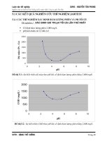 các kết quả nghiên cứu thí nghiệm jartest