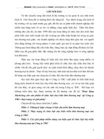 Hoạt động Marketing cho sản phẩm tổ chức hội chợ triển lãm thương mại  tại Công ty THC: thực trạng và giải pháp